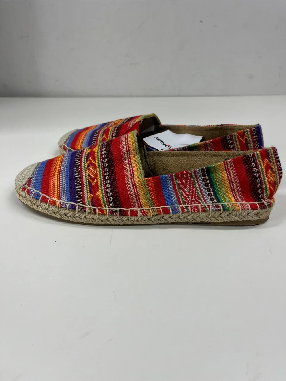 NWT Minnetonka Women's Pam Espadrille in Frisco Stripe Size 7